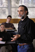 Scandinavian studies professor James Leary teaching a folklore class.